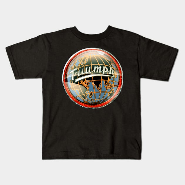 Triumph 1 Kids T-Shirt by Midcenturydave